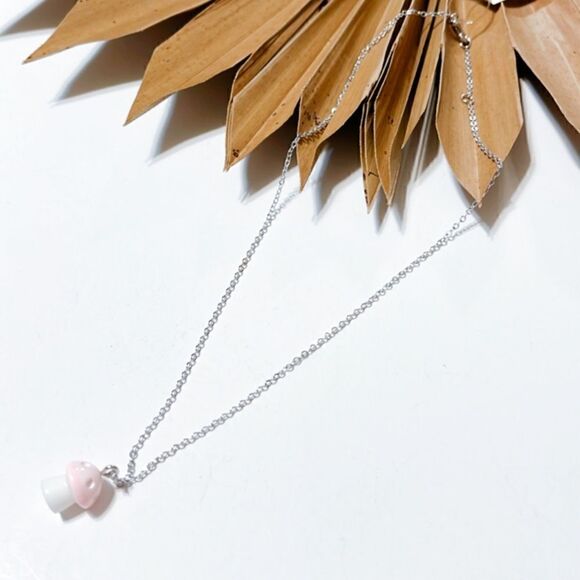 mushroom necklace  - Picture 1 of 3